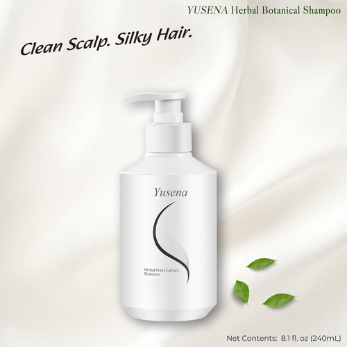 Yusena Herbal Botanical Scalp Shampoo | Scalp Care, Flake-Control & Oil-Balancing Formula, Clean Scalp and Silky Hair, Botanical Biotech Powered, Gentle for Daily Use & Color-Treated Hair, 8.1 fl. oz/240 mL