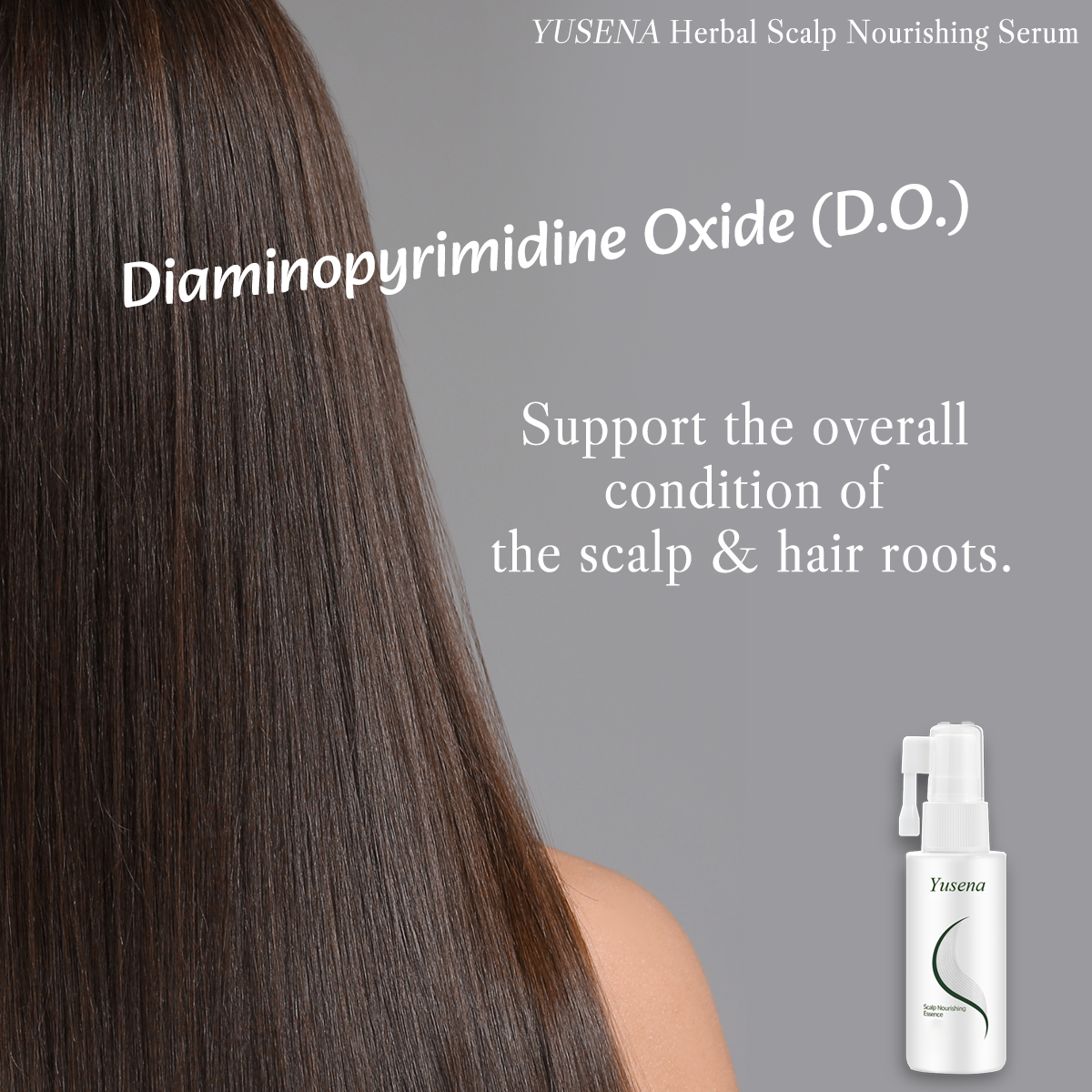 Yusena Herbal Scalp Nourishing Serum – Lightweight Botanical Scalp Care, Reduces Visible Shedding, for Minor Thinning, M-Shaped Hairlines, Diffuse Thinning,  Promotes Fuller-Looking Hair Growth for Thinning Hair, 1.2 fl. Oz