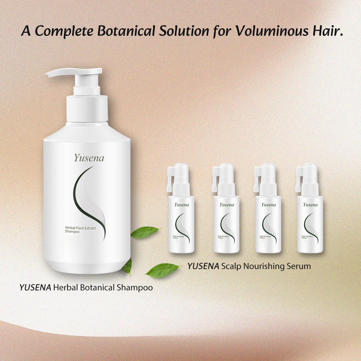 Yusena Herbal Botanical Scalp Shampoo | Scalp Care, Flake-Control & Oil-Balancing Formula, Clean Scalp and Silky Hair, Botanical Biotech Powered, Gentle for Daily Use & Color-Treated Hair, 8.1 fl. oz/240 mL