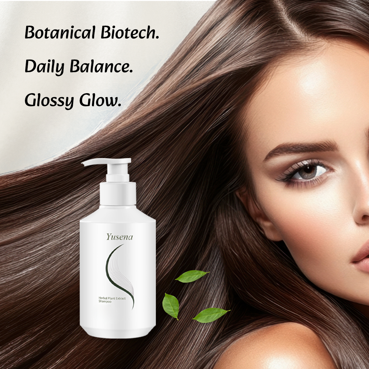 Yusena Herbal Botanical Scalp Shampoo | Scalp Care, Flake-Control & Oil-Balancing Formula, Clean Scalp and Silky Hair, Botanical Biotech Powered, Gentle for Daily Use & Color-Treated Hair, 8.1 fl. oz/240 mL